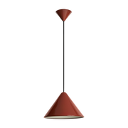 Rote Aluminium-Hängeleuchte 26 cm Compass – HAY