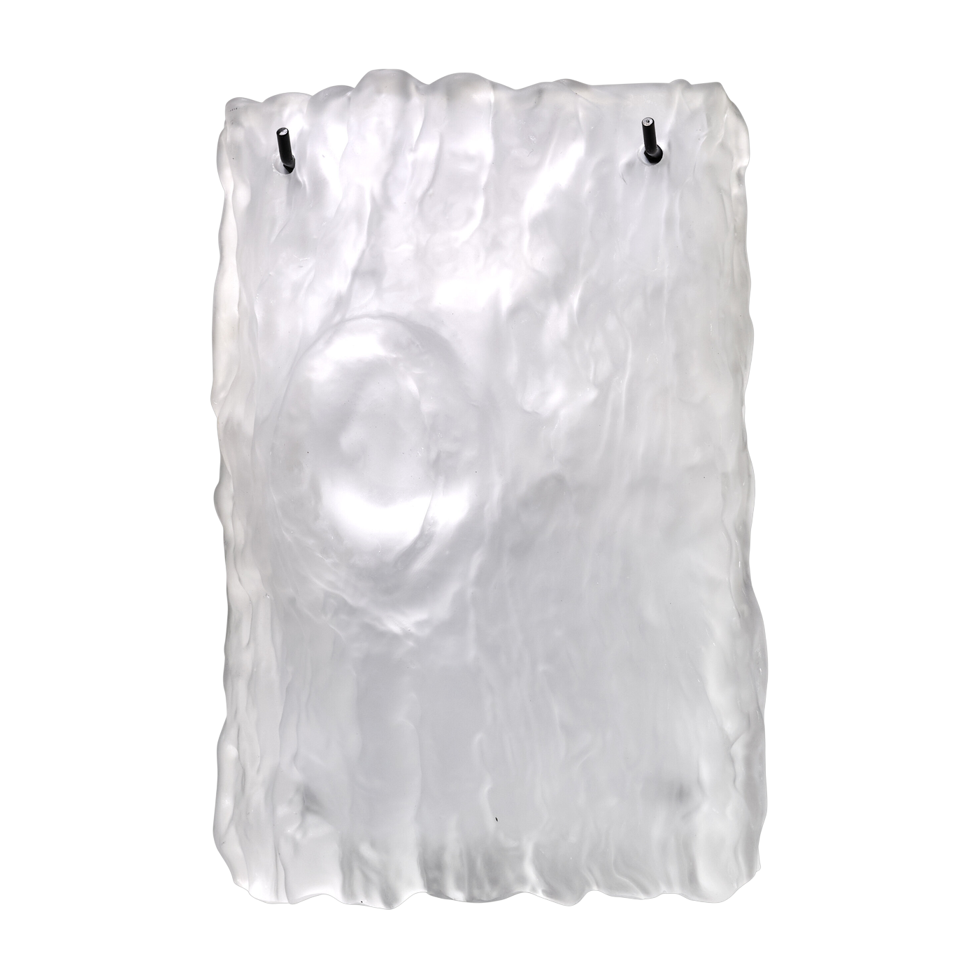 Wall lamp in glass and white steel 16. 5x10x26cm Oak - Serax