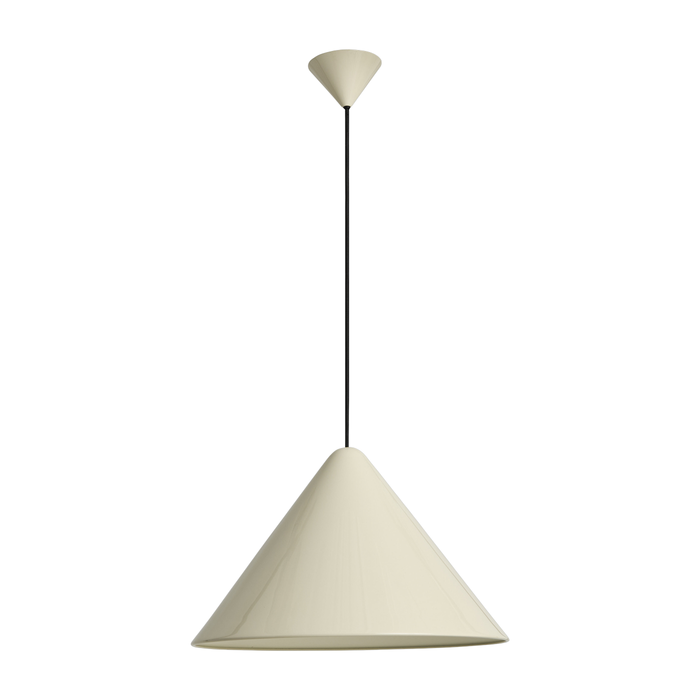Hängeleuchte aus weißem Aluminium, 43 cm, Compass – HAY