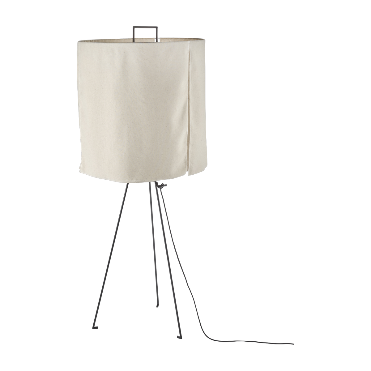Lampada da terra in acciaio nero e beige 60, 5x148, 5 cm Nomad - Serax