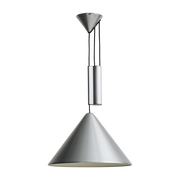 Verstellbare Hängeleuchte aus gebürstetem Aluminium, 43 cm, Compass – HAY