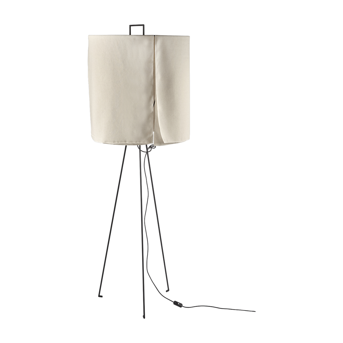 Stehleuchte aus schwarzem und beigem Stahl 60, 5 x 173, 5 cm Nomad - Serax