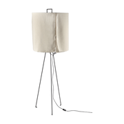 Lampada da terra in acciaio nero e beige 60, 5x173, 5 cm Nomad - Serax