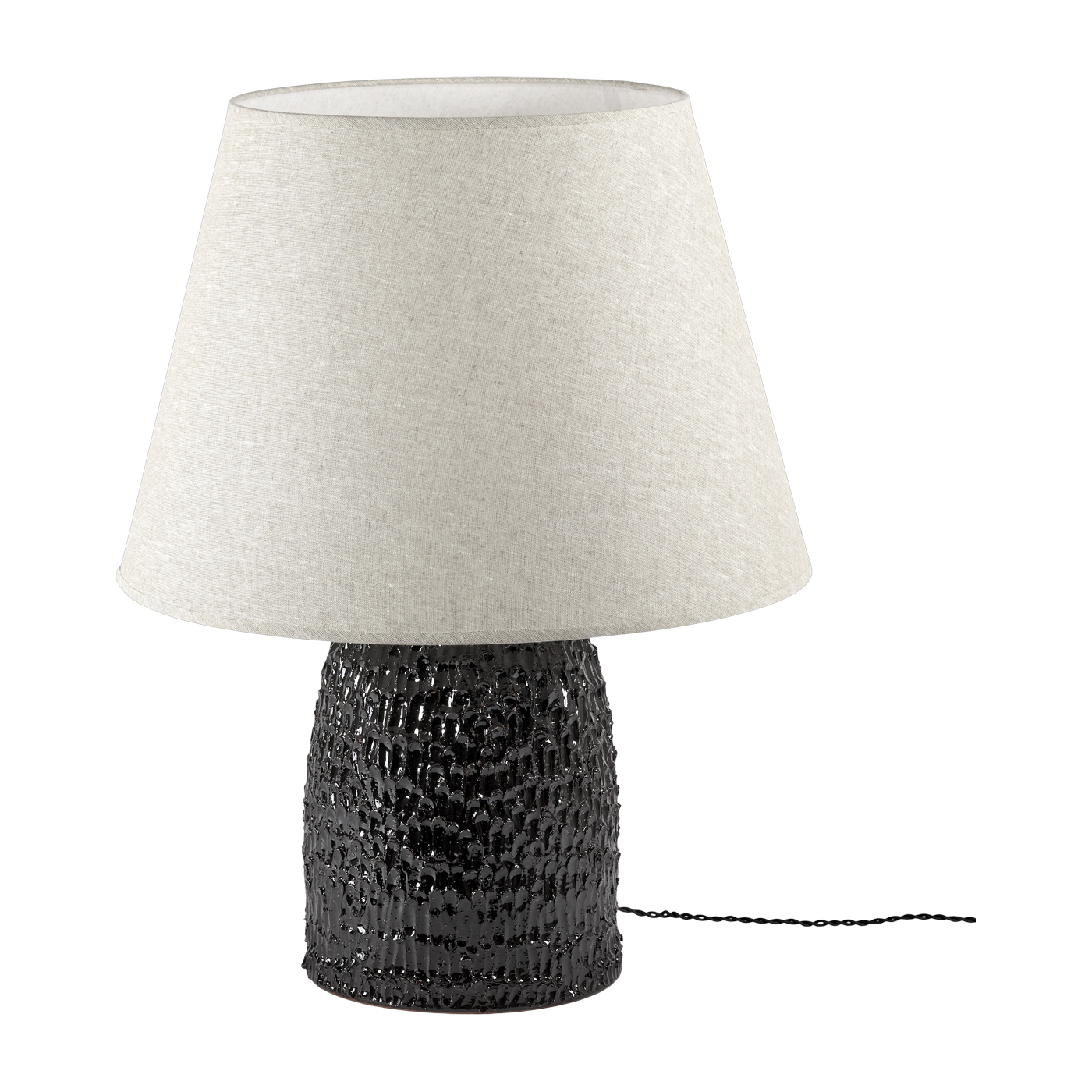 Lampe en grès noir 60x74cm Tronco - Serax