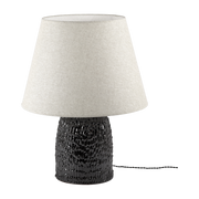 Lampada in gres nero 60x74cm Tronco - Serax