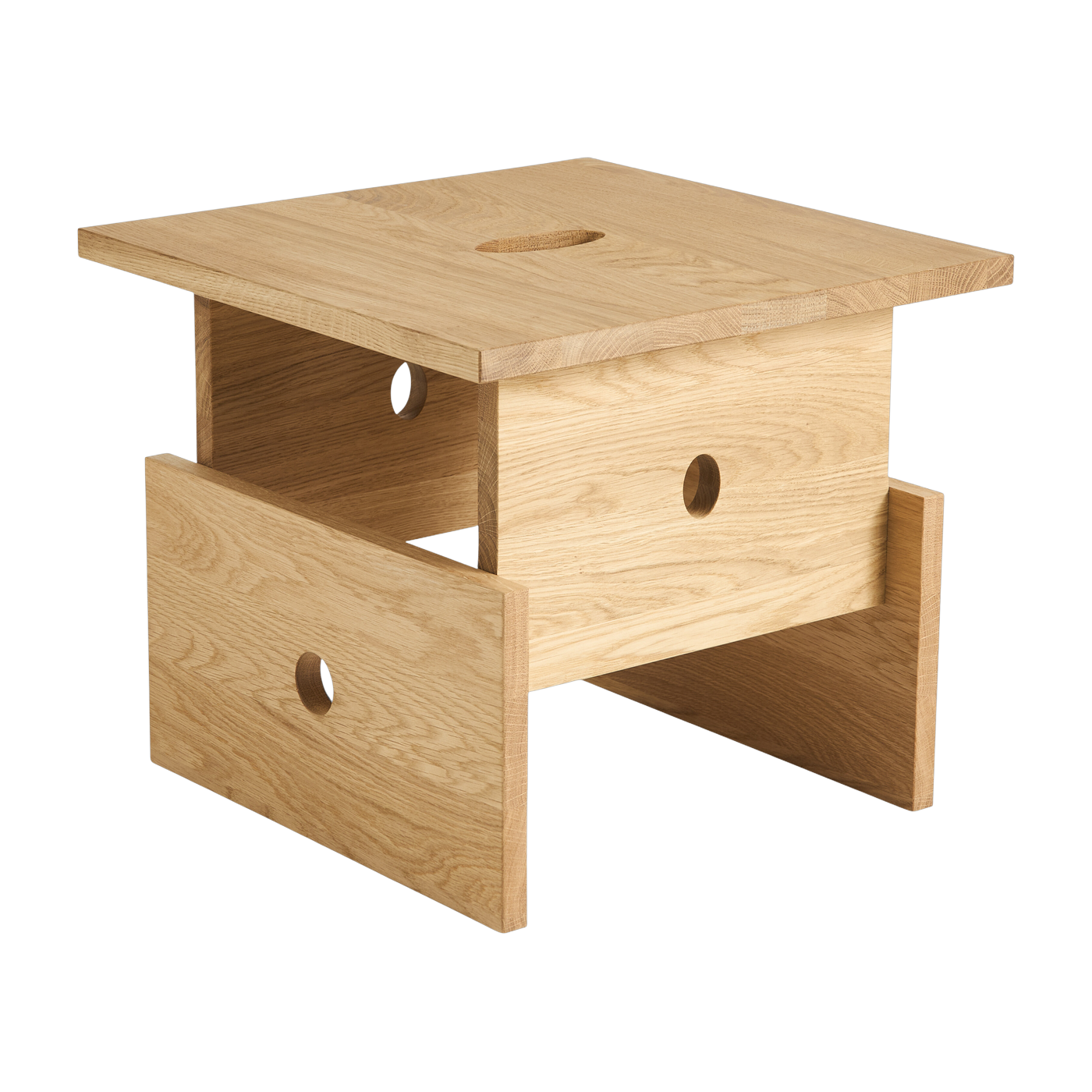 Tavolino in rovere oliato 40x40x35cm Box - HAY