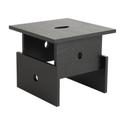 Couchtisch aus schwarz lackierter Eiche 40 x 40 x 35 cm „ Box ” – HAY