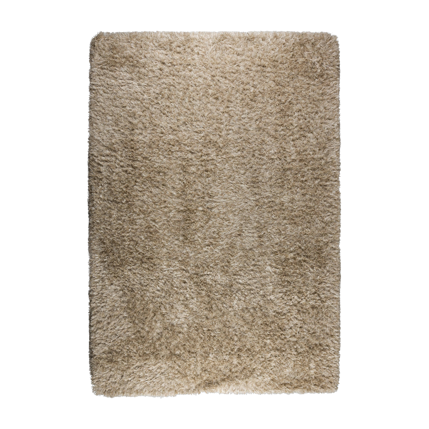 Alfombra rectangular de lana beige 160 x 230 cm Hairy - Dutchbone