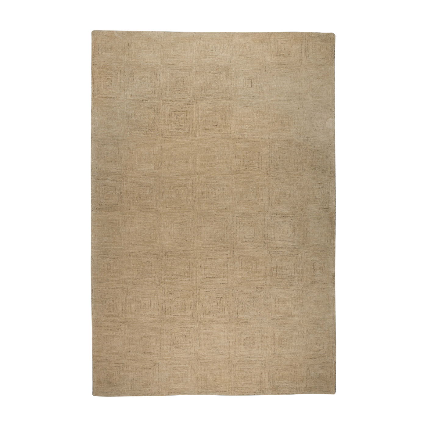 Alfombra rectangular de poliéster beige 160 x 230 cm Maryland - Dutchbone