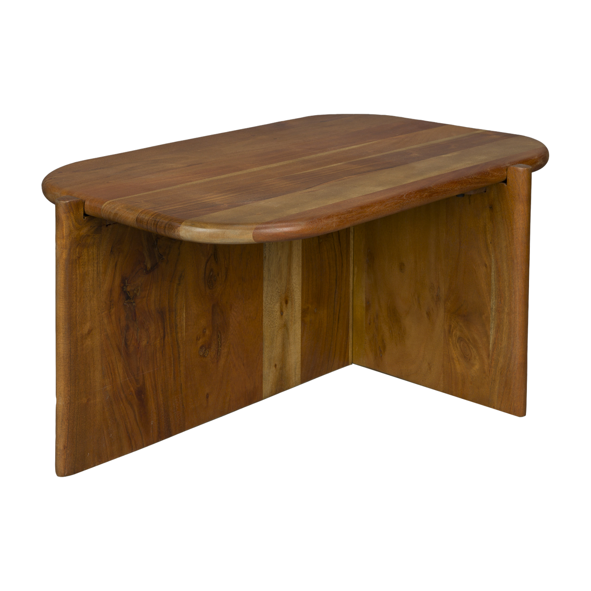 Table basse en bois d'acacia 75x50x40cm Feller - Dutchbone