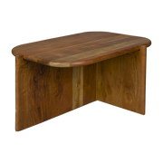 Table basse en bois d'acacia 75x50x40cm Feller - Dutchbone