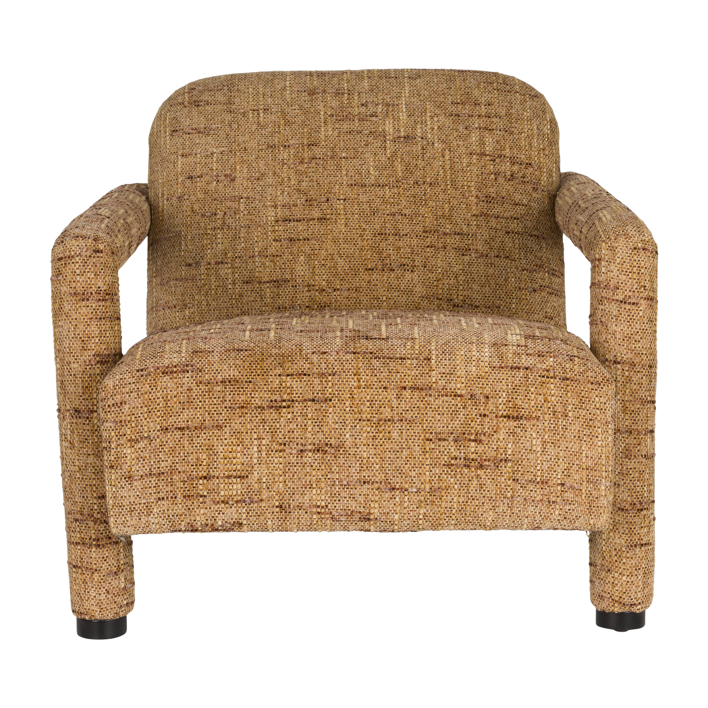 Ochre polyester armchair 86x74x66cm Kent - Dutchbone