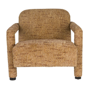 Sessel aus ockerfarbenem Polyester 86 x 74 x 66 cm Kent – Dutchbone