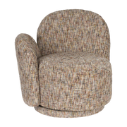 Poltrona in poliestere multicolore 74x76cm Rosa - Dutchbone