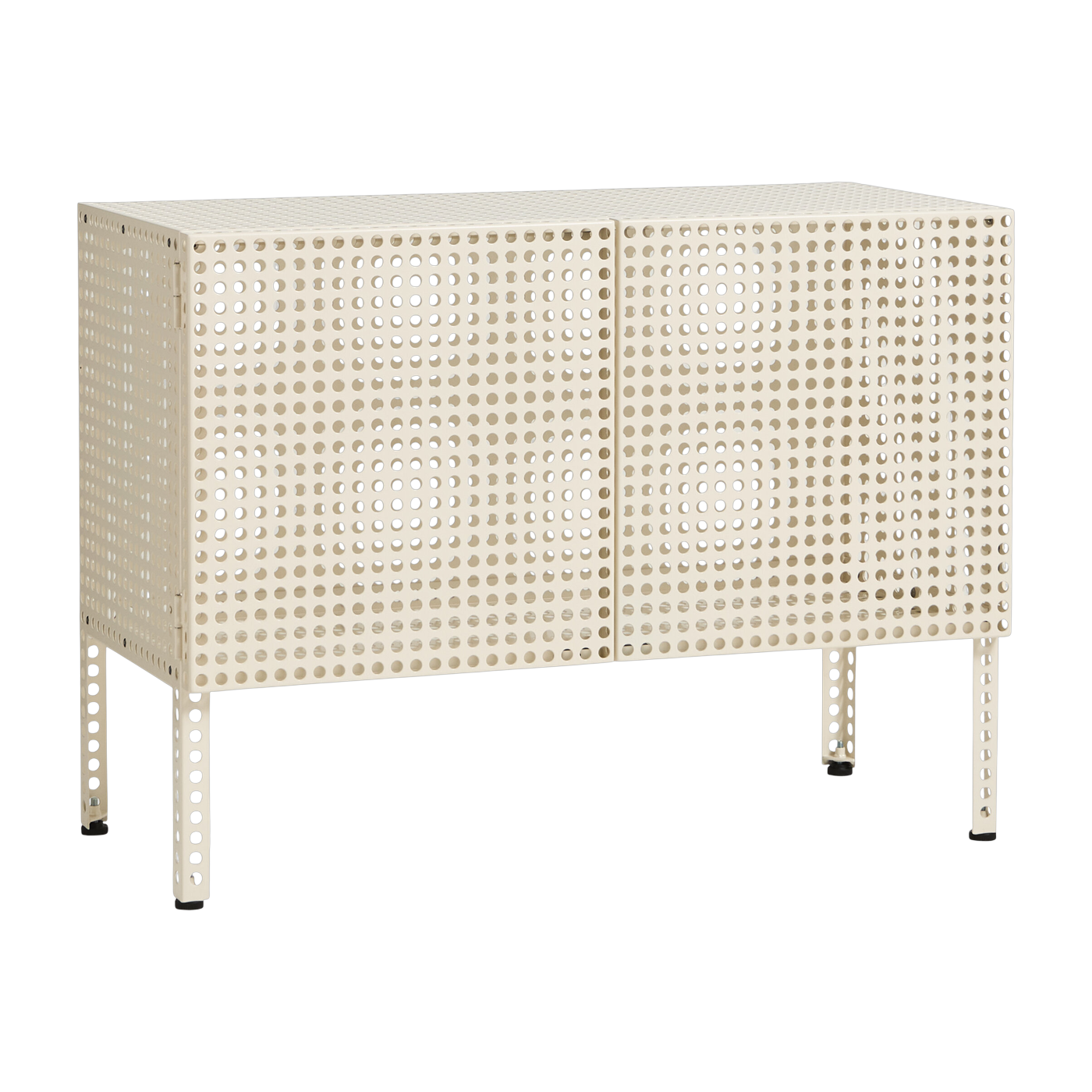Armario de acero perforado blanco roto 89 x 40 x 66, 5 cm - HAY