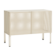 Armoire en acier perforé blanc cassé 89x40x66,5cm - HAY
