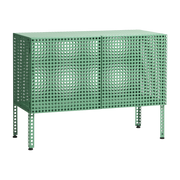 Armoire en acier perforé vert 89x40x66,5cm - HAY