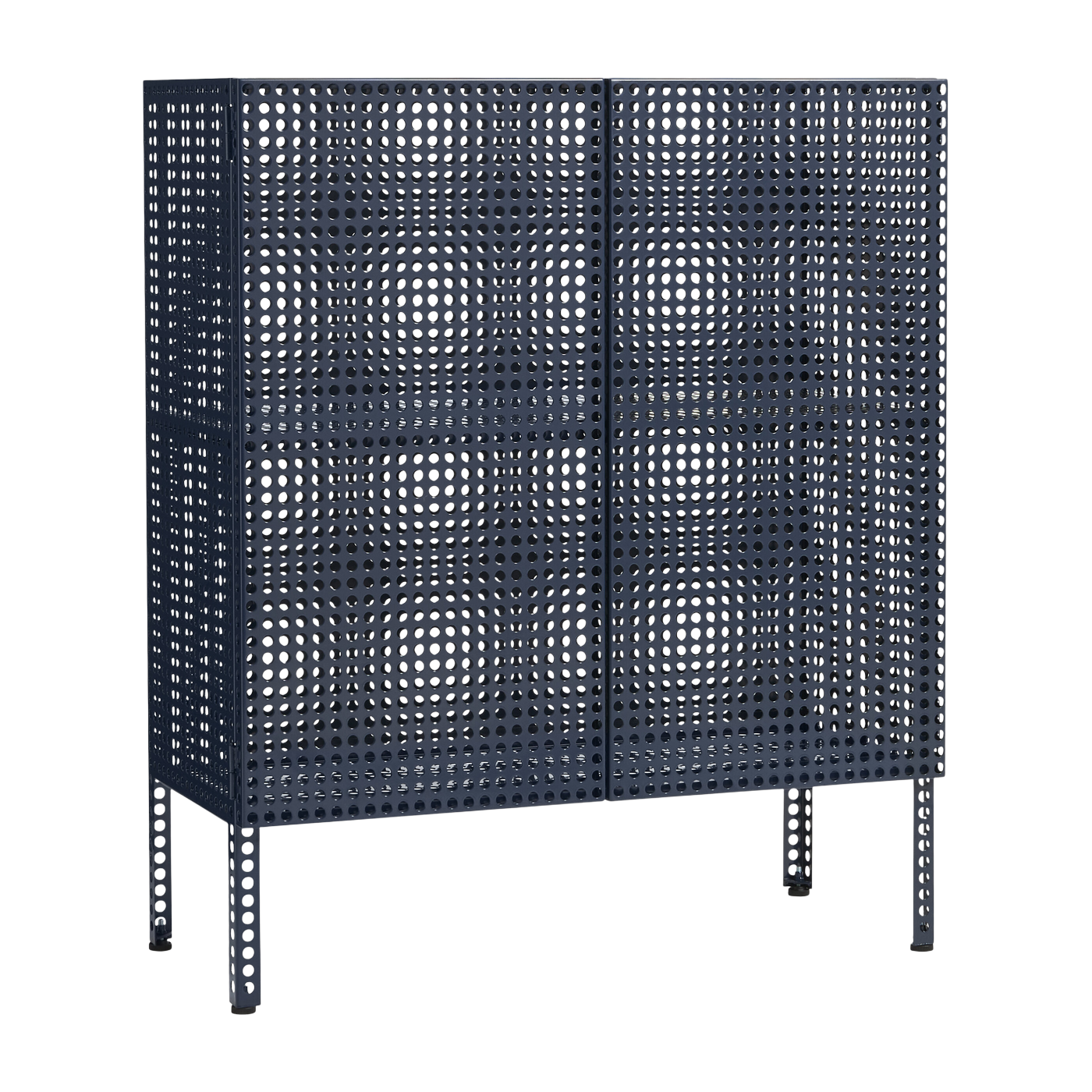 Armario de acero perforado azul 89 x 40 x 106, 5 cm - HAY