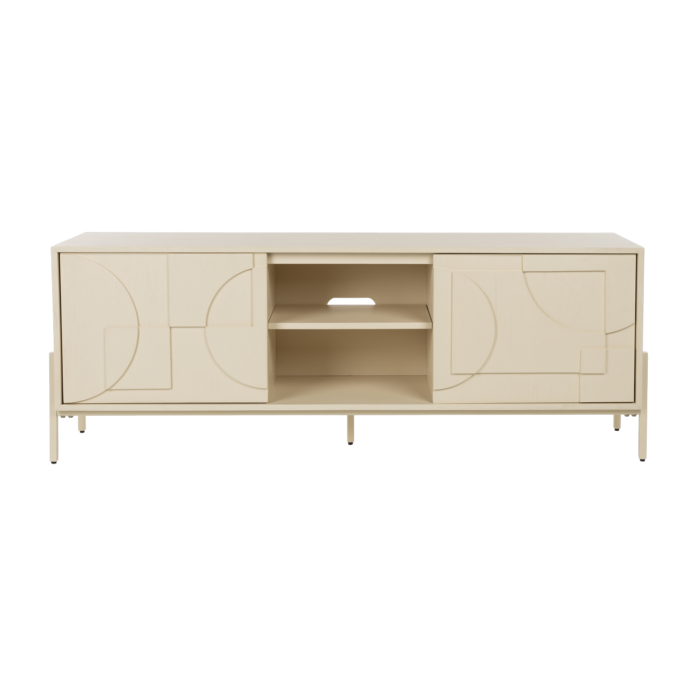 Mobile tv in rovere beige 40x160x60cm Faces - Zuiver