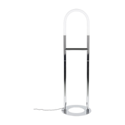 Lampada da terra in acciaio cromato 135 cm Arch - Zuiver