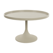 Mesa de centro de acero beige 69 x 42 cm Jason - Zuiver