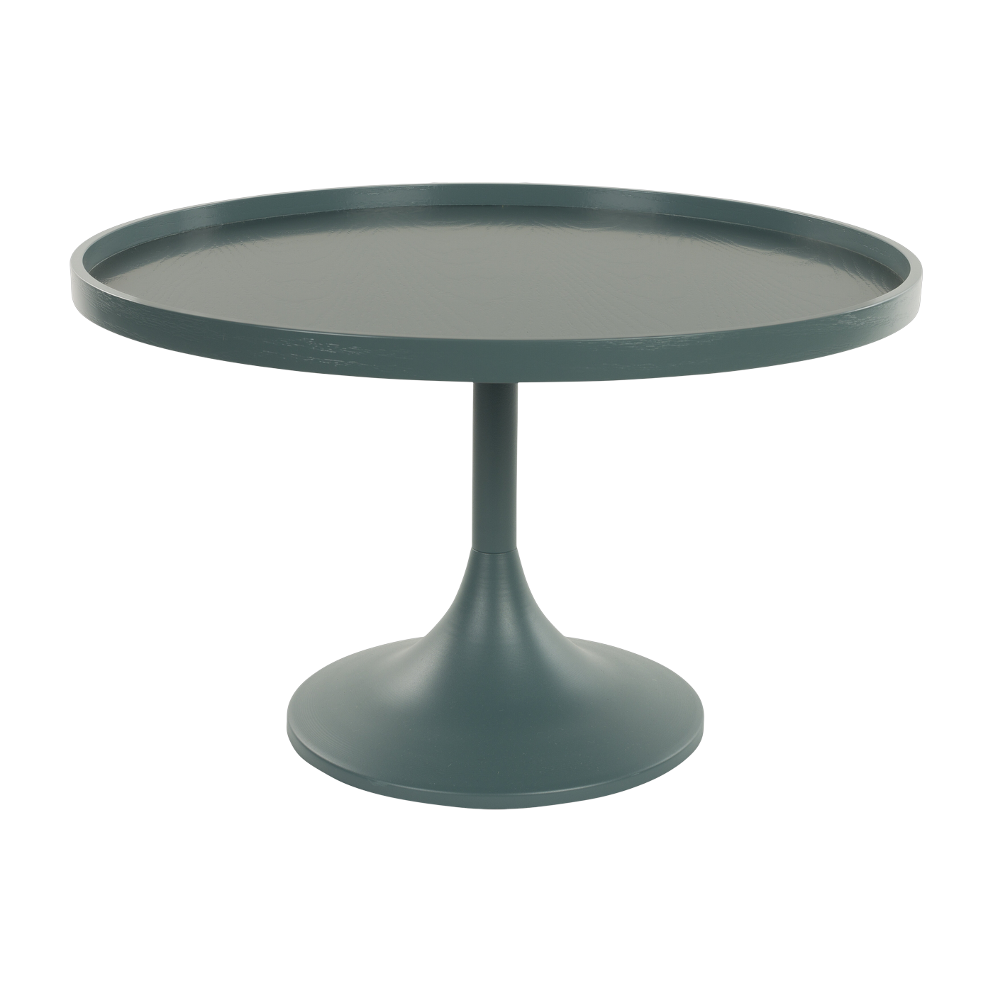 Table basse en acier bleu 69x42cm Jason - Zuiver
