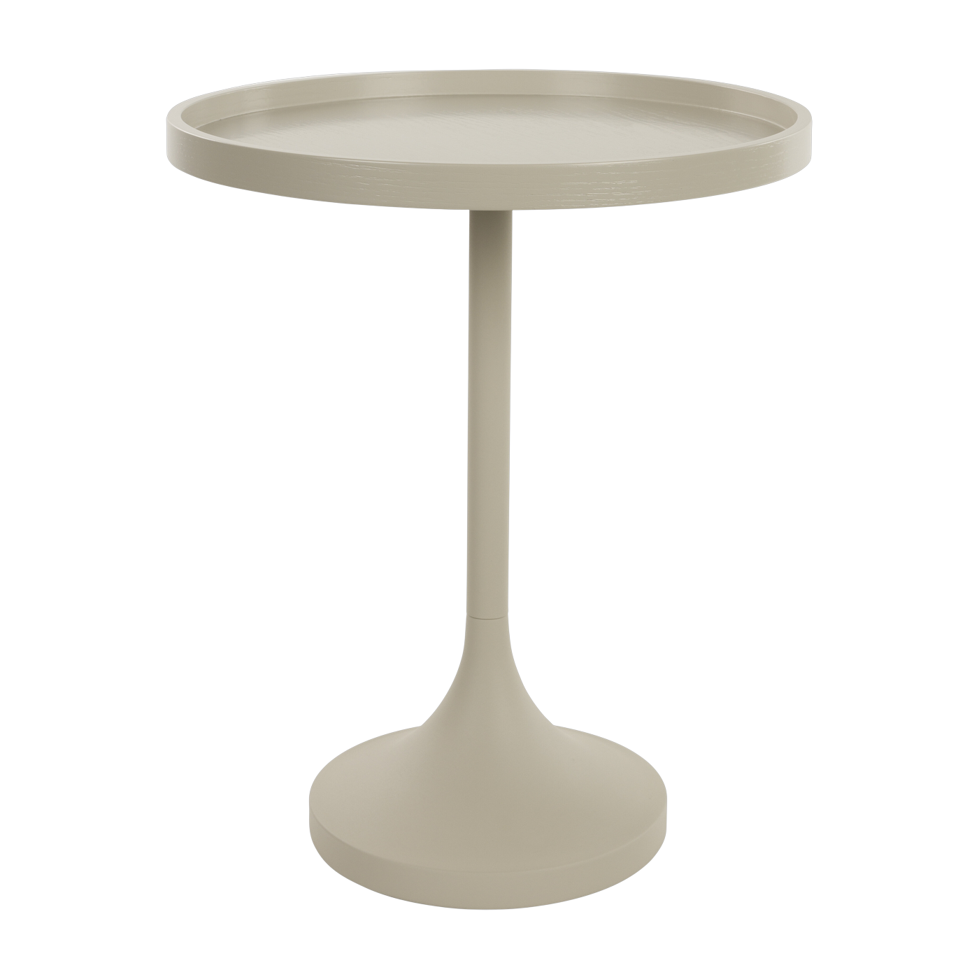 Mesa auxiliar de acero beige 46 x 56 cm Jason - Zuiver