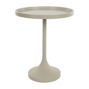 Table d'appoint en acier beige 46x56cm Jason - Zuiver