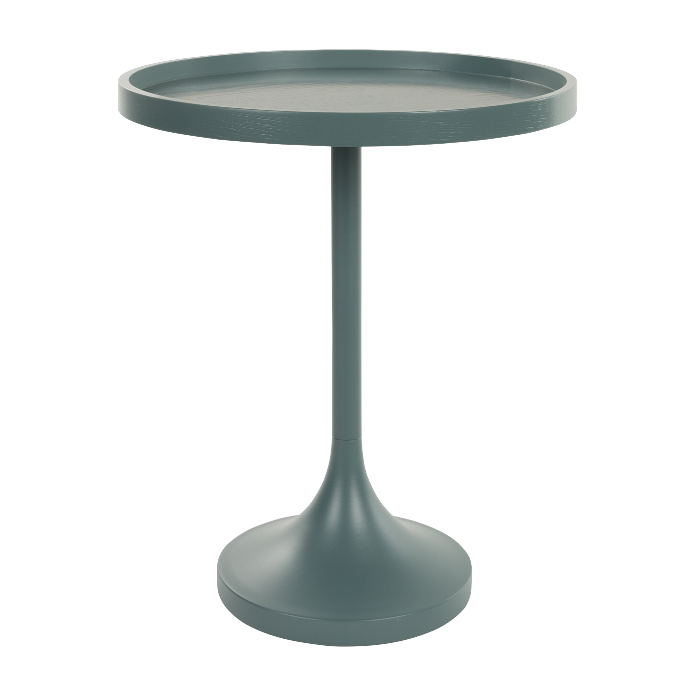 Table d'appoint en acier bleu 46x56cm Jason - Zuiver