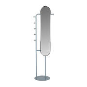 Specchio da appoggio in acciaio blu 179 cm Vero - Zuiver