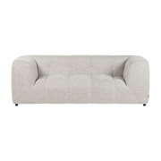 Two-seater gray heather fabric sofa 157x79cm Bolbi - Noo. ma