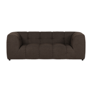 Divano in tessuto marrone a due posti 157x79cm Bolbi - Noo. ma