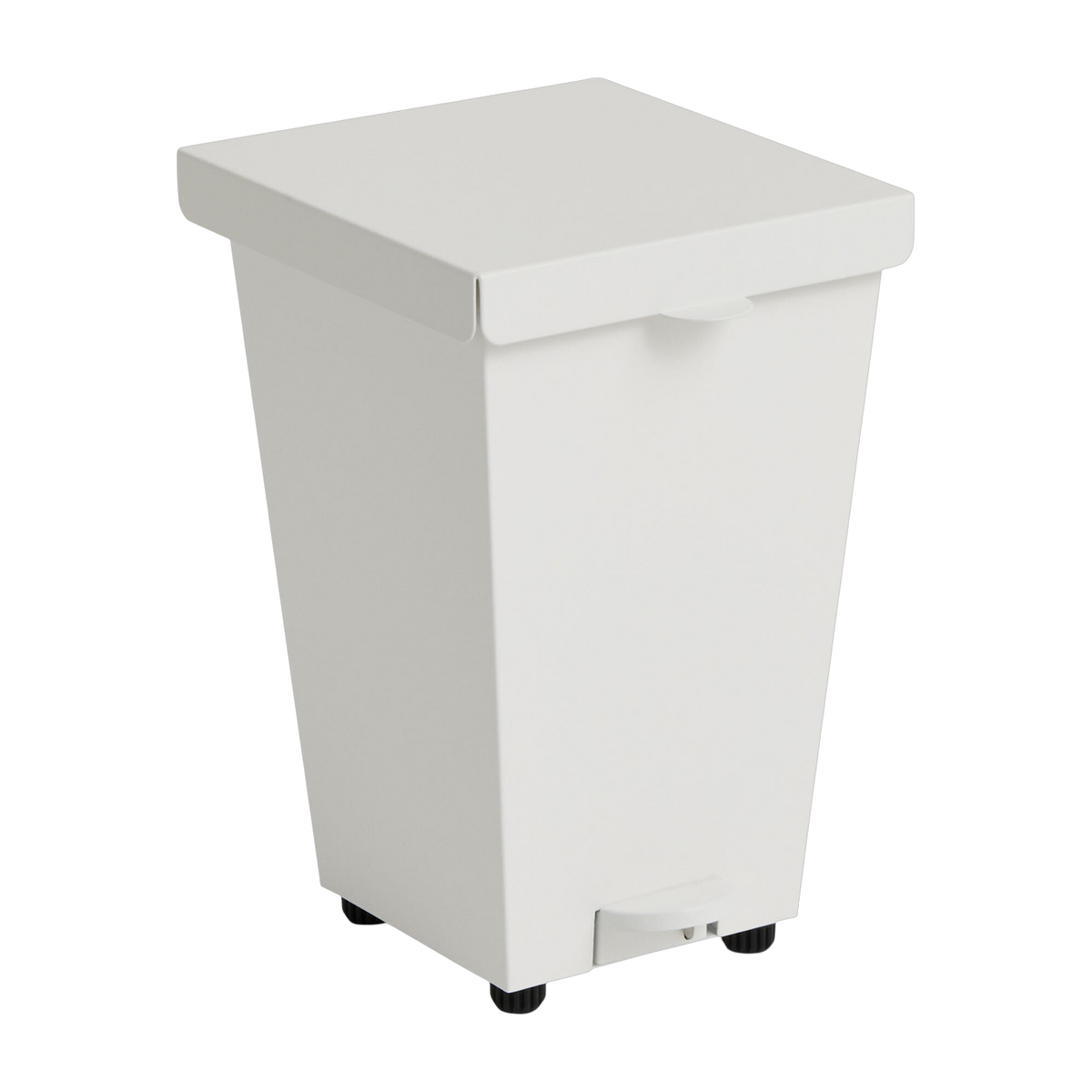 Cubo de basura de acero blanco 8 l Loop - HAY