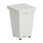 Cestino in acciaio bianco 8 l Loop - HAY