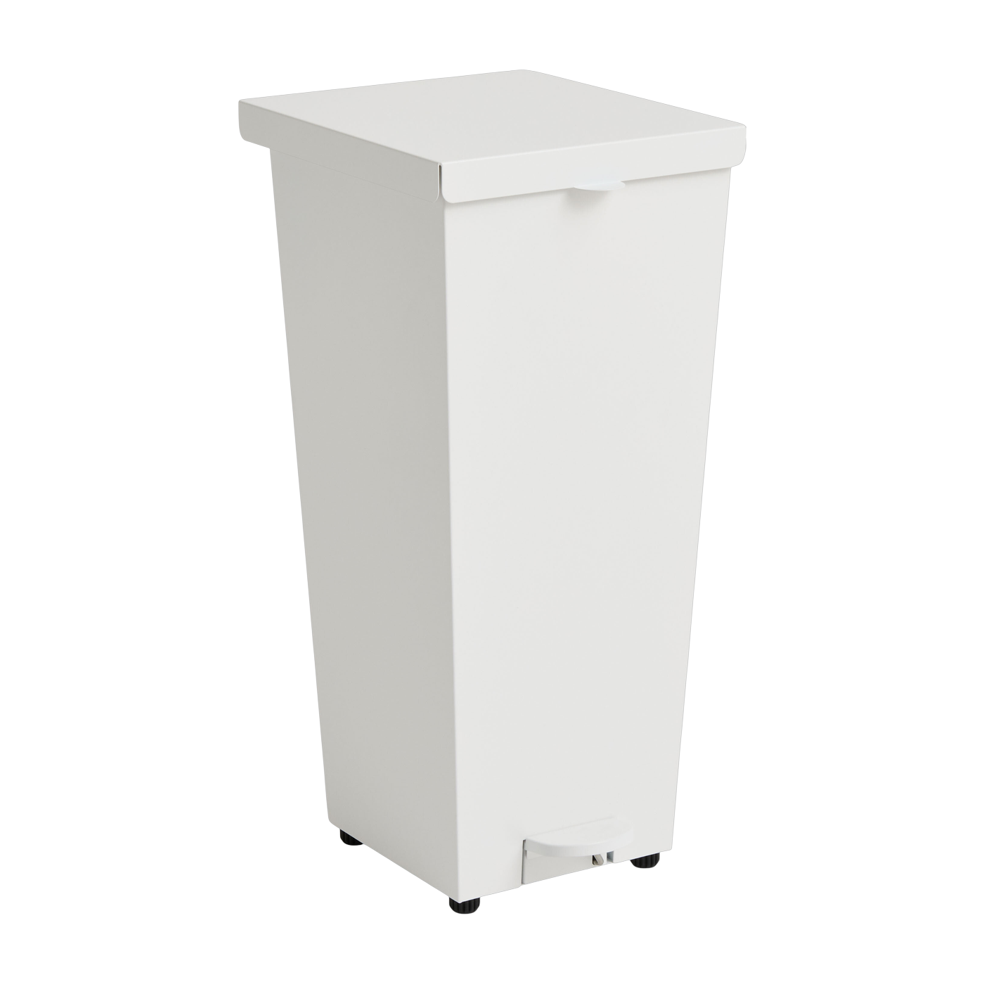 Cubo de basura de acero blanco de 26 l Loop - HAY