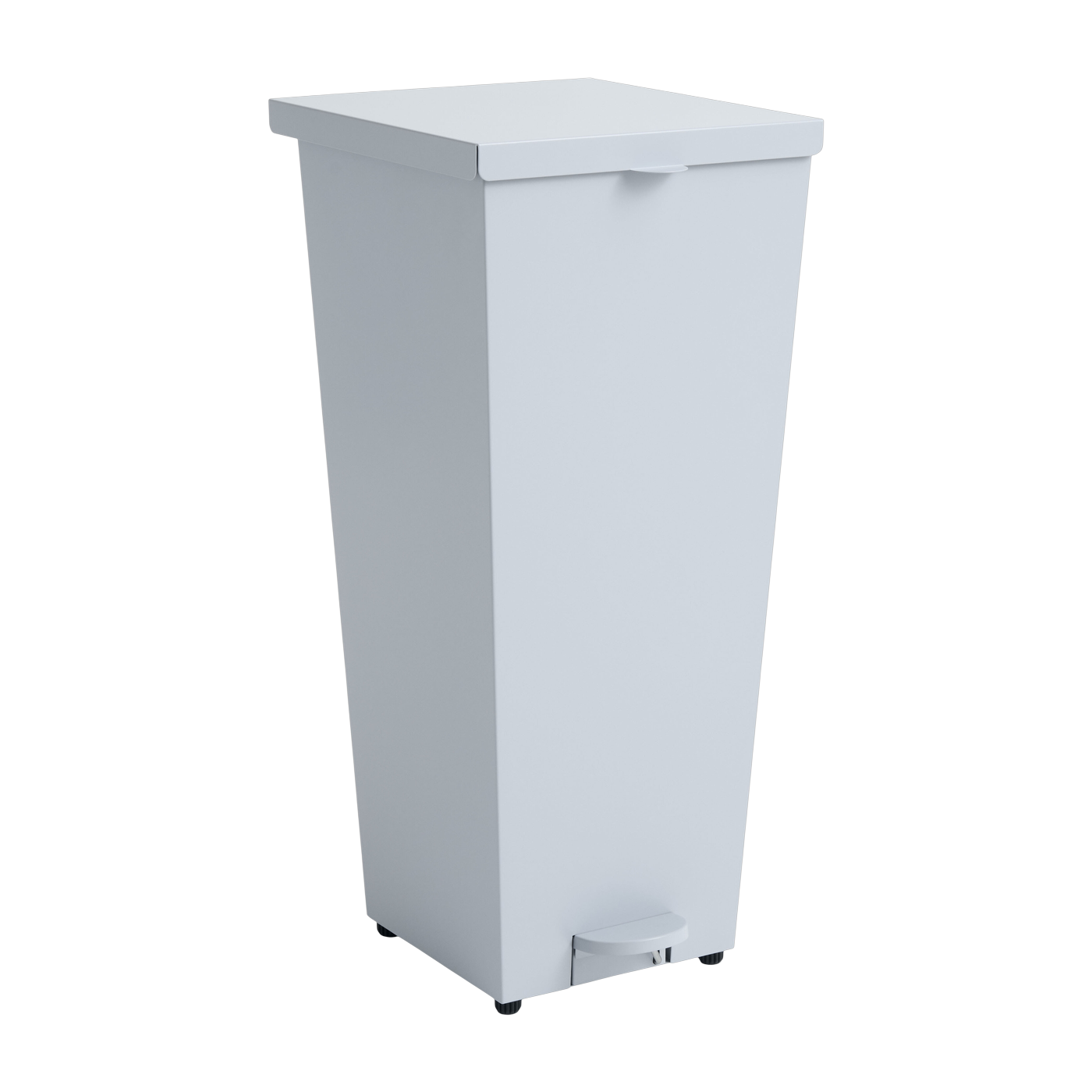 Cubo de basura de acero azul grisáceo de 58 l Loop - HAY