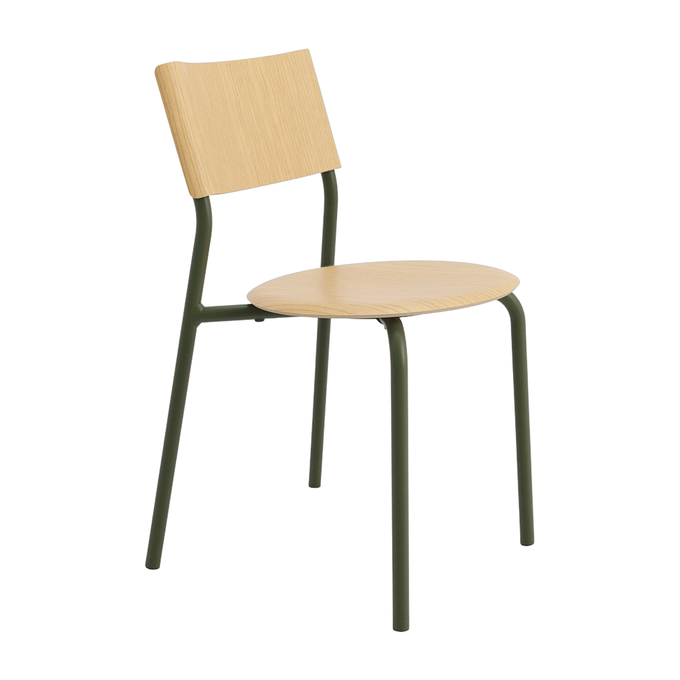 Silla de madera de roble verde caqui SSD - TIPTOE