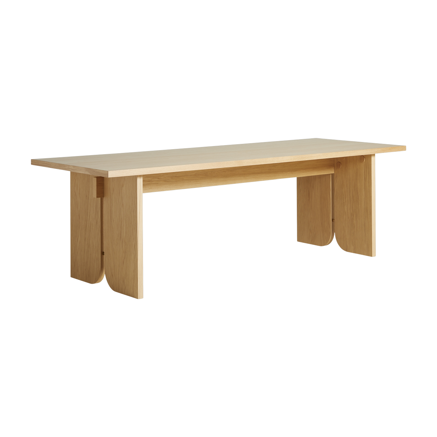 Kimono oak dining table 240x90x75cm - Woud