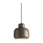 Metallpendelleuchte taupe 16 cm „ Stone ” – Woud