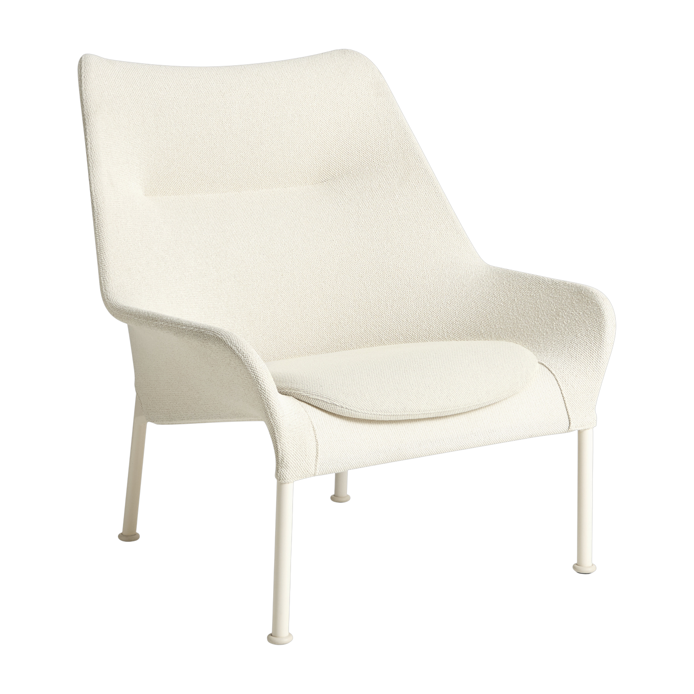 O2 off-white cream fabric armchair - HAY