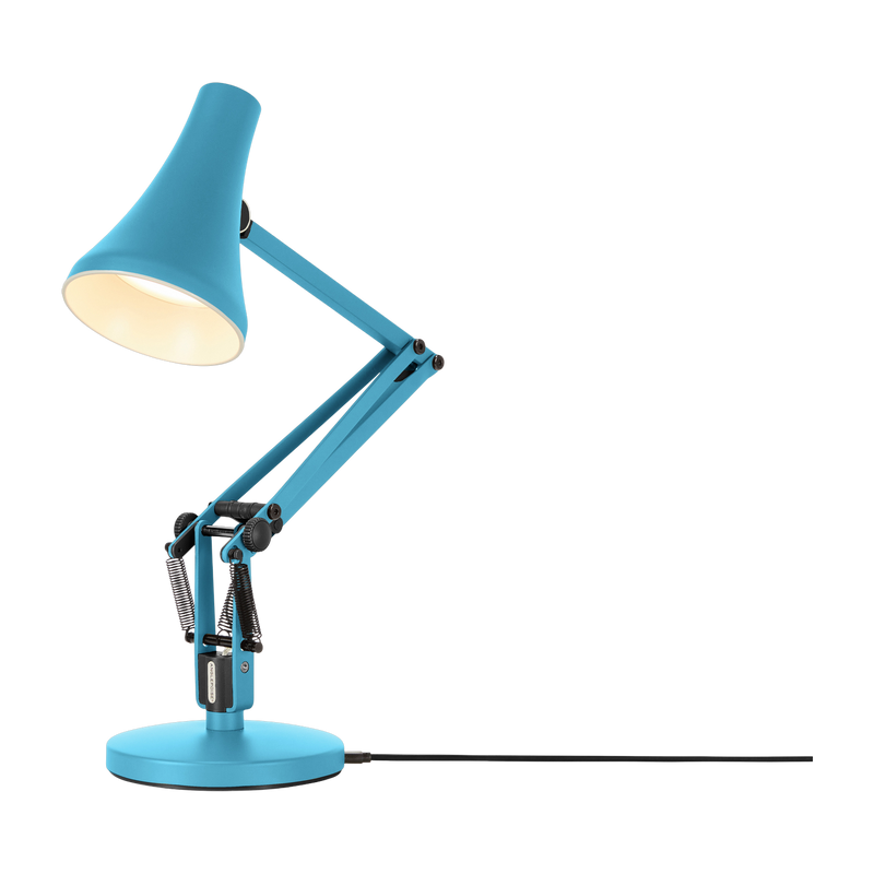 Lampe de bureau en aluminium bleu turquoise Mini mini 90 - Anglepoise