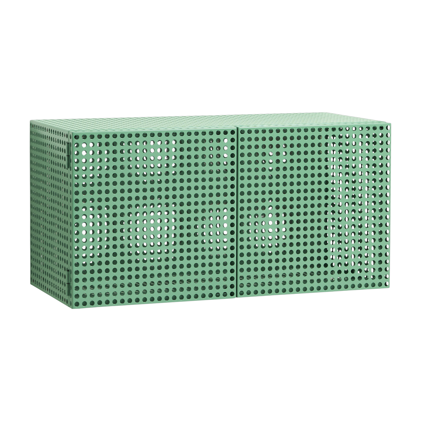 Armario mural de acero perforado verde 89 x 40 x 45 cm - HAY