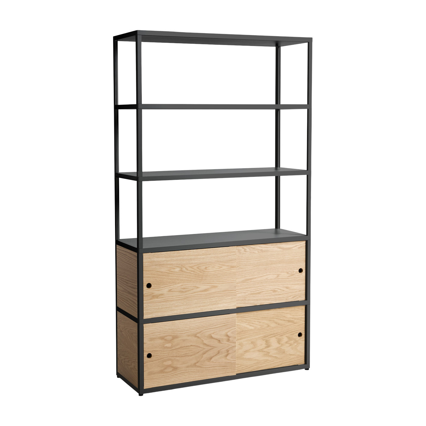 Regal aus Holz und Stahl „ charbon Combination 503” – HAY