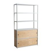 Etagère en bois et acier gris clair Combination 503 - HAY