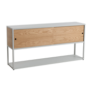 Estantería de madera y acero gris clair Combination 207 - HAY
