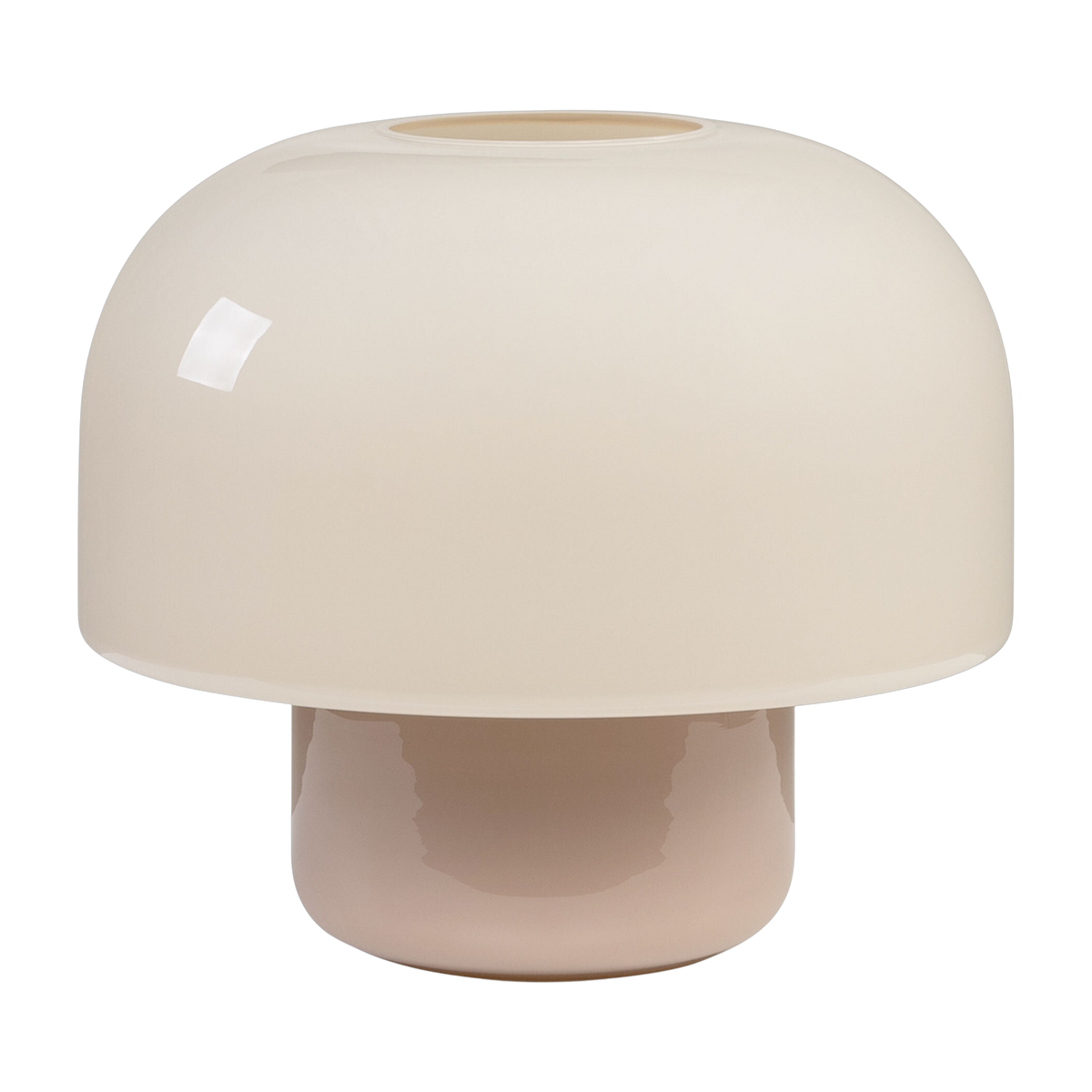 Lampada da tavolo in vetro macchiato e grigio caldo 29x25cm Kasumi - Versmissen