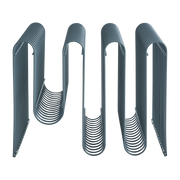 Range- magazine design blau 40 cm Curva - AYTM