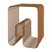 magazine Amber Stool and Storage Unit, 32 cm Curva - AYTM