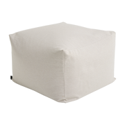 Pouf in cotone beige 49x49x40cm Story - Hay