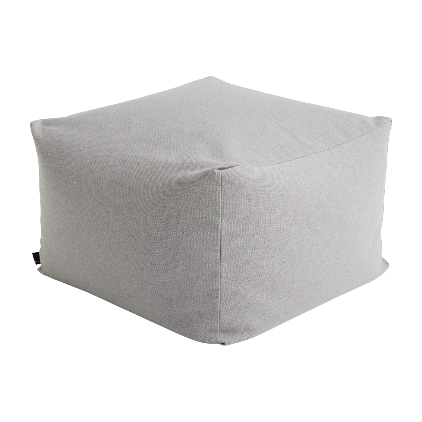 Gray cotton pouf 49x49x40cm Story - Hay